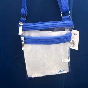 Beautiful Blue Clear Crossbody Bags